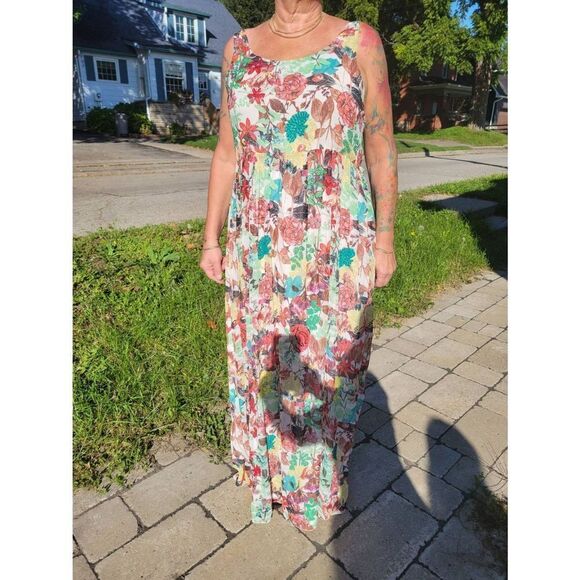 ALICE + OLIVIA floral printed maxi dress 👗Last Discount - Picture 14 of 16